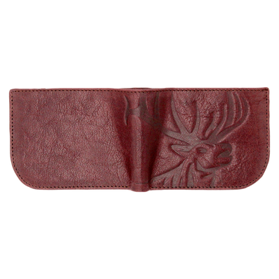 The Pursuit Bifold Radius Elk Wallet embodies the spirit of the hunt with premier full grain leather, bold hand-dyed color, and a beautiful debossed elk logo. Ensure to get yours today! 6 Hi-Viz Interior Card Slots 2 Storage Pockets Bill Compartment Modern Style & Design Stylish Debossed Elk Radius Comfort Corners RFID Protection Color: Crimson