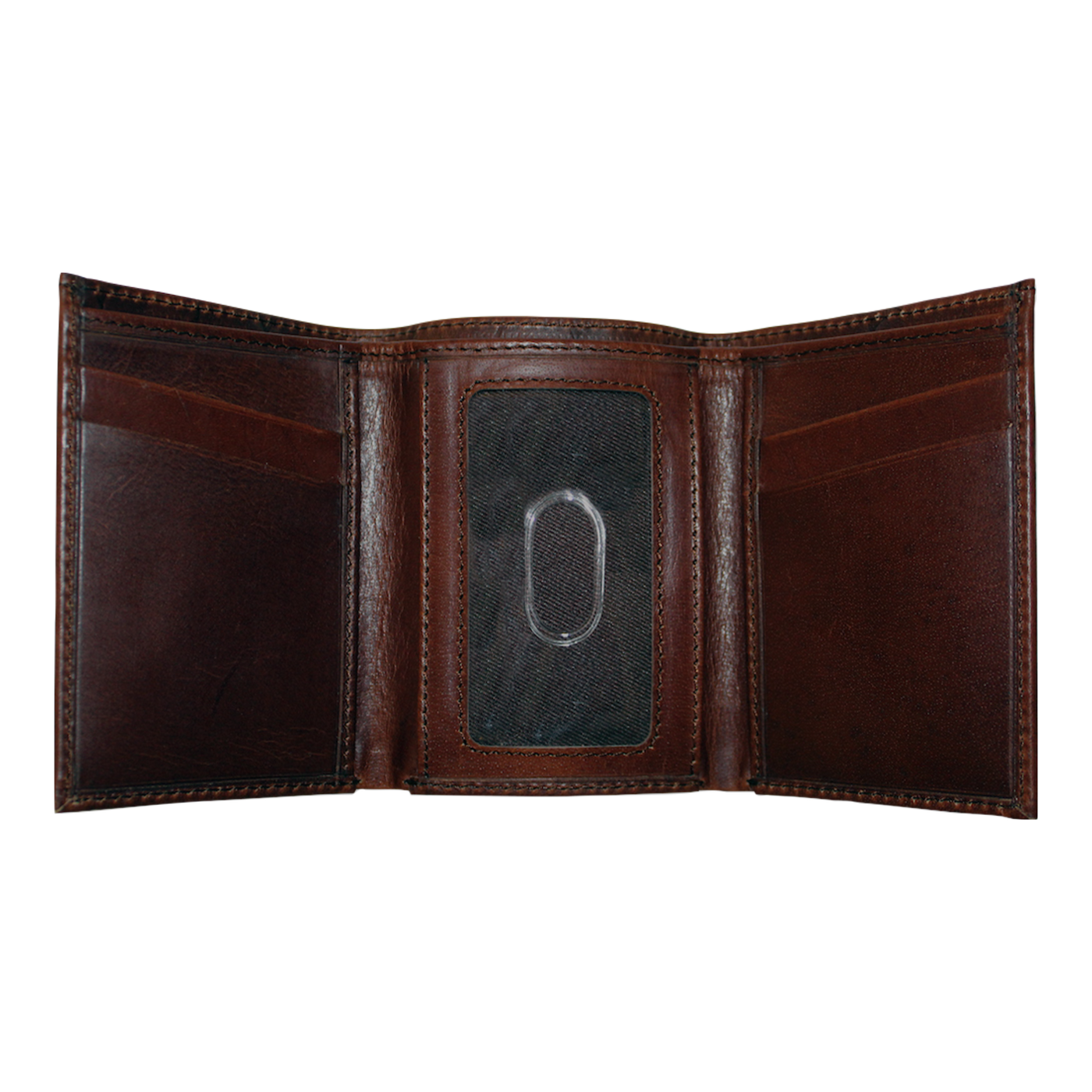 Nothing speaks class more than the Pursuit Trifold Bass Wallet, constructed with premier full grain leather, hand-oiled Buffalo finish, and a beautiful debossed bass logo throughout the exterior. Great piece for any collection! 4 Card Slots 2 Storage Pockets ID Window Bill Compartment Modern Style & Design Dimensions: 3.37"L x 4"H RFID Protection Color: Brown