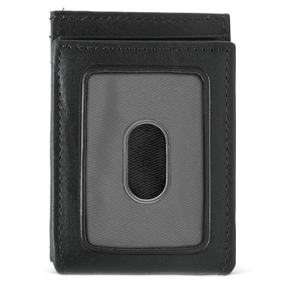 The Dynasty Front Pocket Bass Wallet provides quality hand-oiled premier leather and a personal touch for the avid fisher with the Bass concho. A great piece for a birthday or holiday. Don't miss out! Clear View ID Holder 10 Total Storage Pockets Slim, Minimalist Style Magnetic Money Clip Dimensions: 4"L x 2.75"H RFID Protection Color: Black