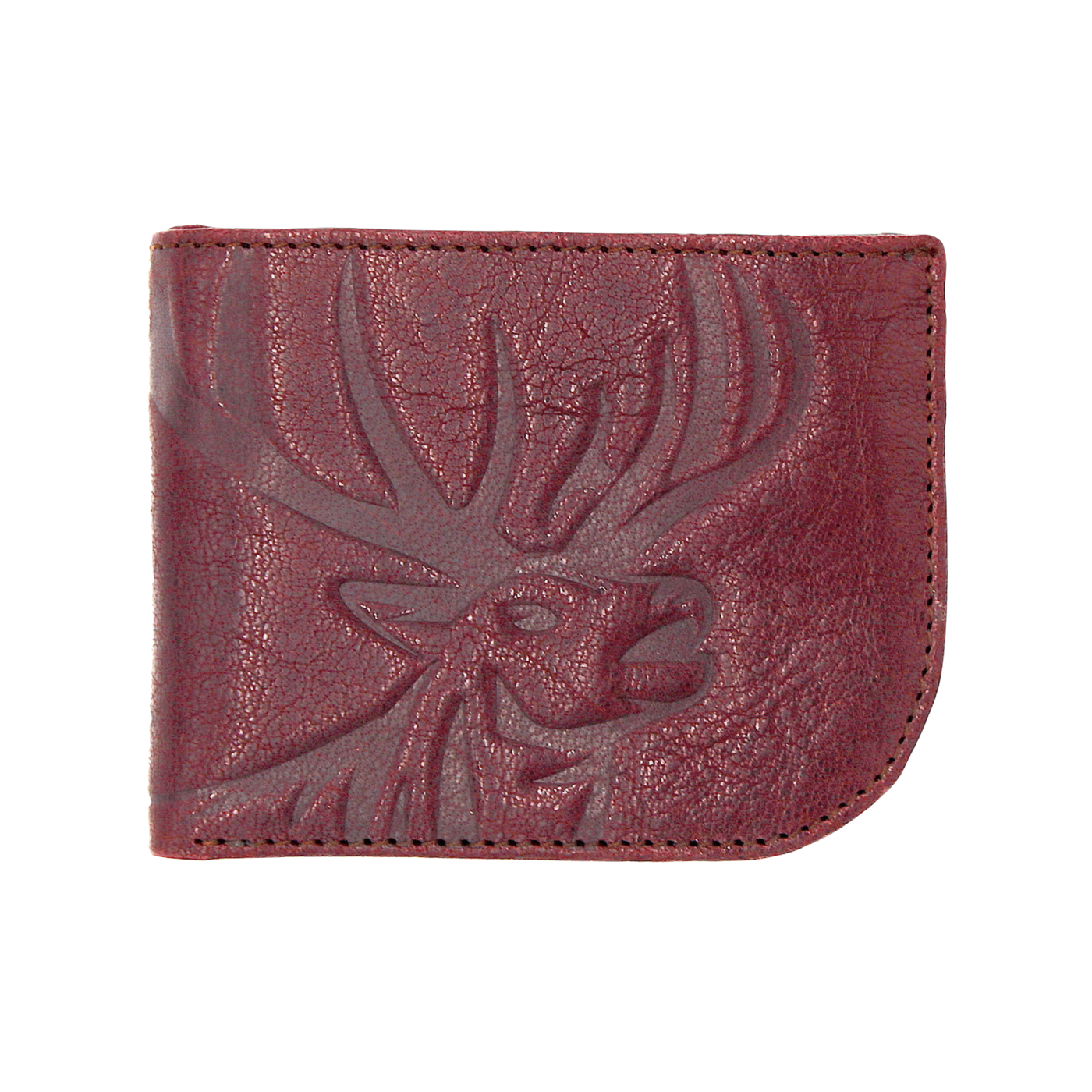 The Pursuit Bifold Radius Elk Wallet embodies the spirit of the hunt with premier full grain leather, bold hand-dyed color, and a beautiful debossed elk logo. Ensure to get yours today! 6 Hi-Viz Interior Card Slots 2 Storage Pockets Bill Compartment Modern Style & Design Stylish Debossed Elk Radius Comfort Corners RFID Protection Color: Crimson