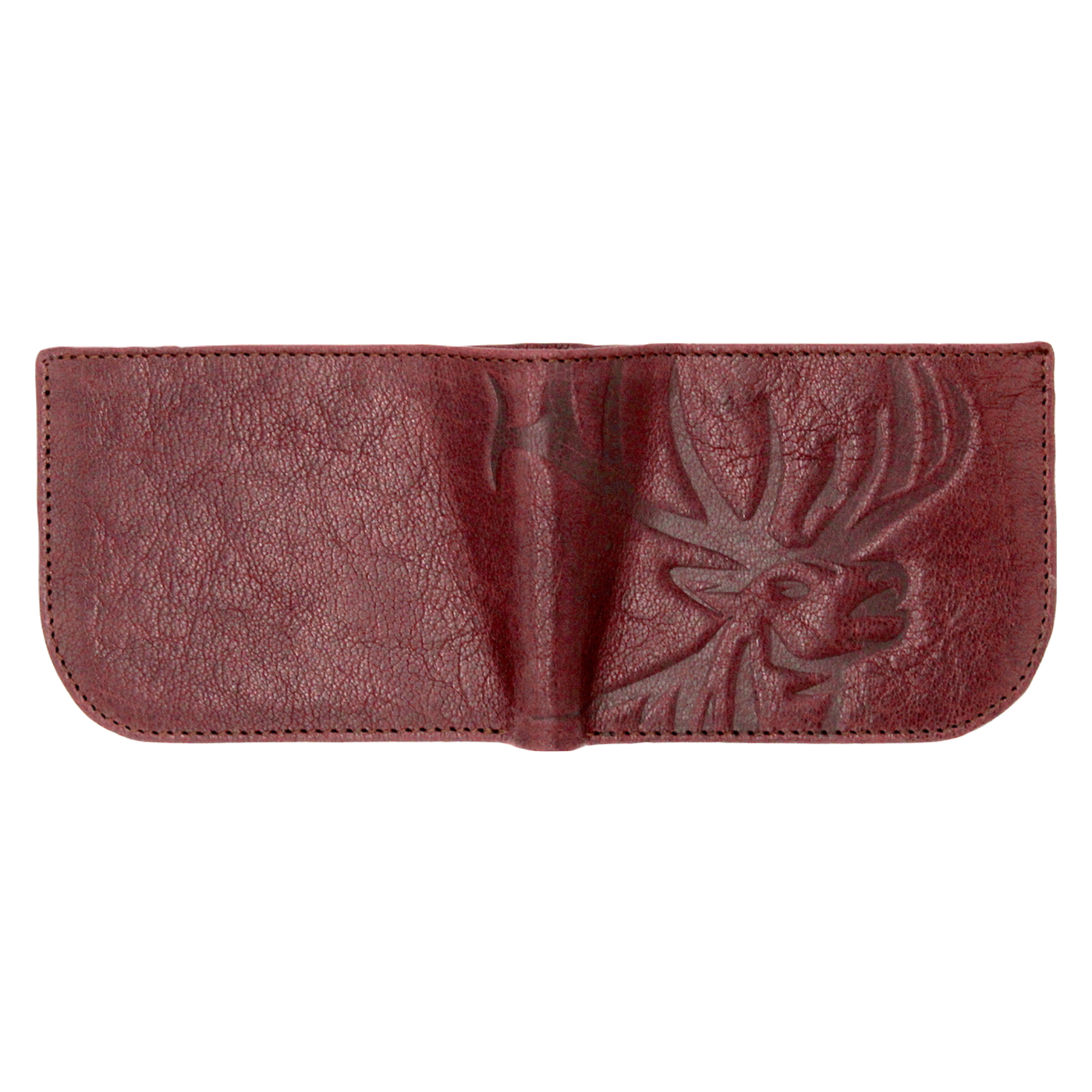 The Pursuit Bifold Radius Elk Wallet embodies the spirit of the hunt with premier full grain leather, bold hand-dyed color, and a beautiful debossed elk logo. Ensure to get yours today! 6 Hi-Viz Interior Card Slots 2 Storage Pockets Bill Compartment Modern Style & Design Stylish Debossed Elk Radius Comfort Corners RFID Protection Color: Crimson