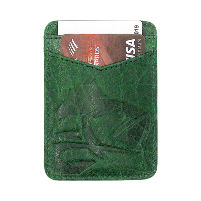 The Pursuit Front Pocket Bass Money Clip is a great minimalist wallet with premier full grain leather, bold & stylish hand-dyed color along with a debossed bass logo with a magnetic clip. Perfect for your fisher! 2 Card Slots Strong Magnetic Closure | Holds 10+ Bills Sleek, Modern Design Dimensions: 4"L x 2.8"H RFID Protection Color: Moss