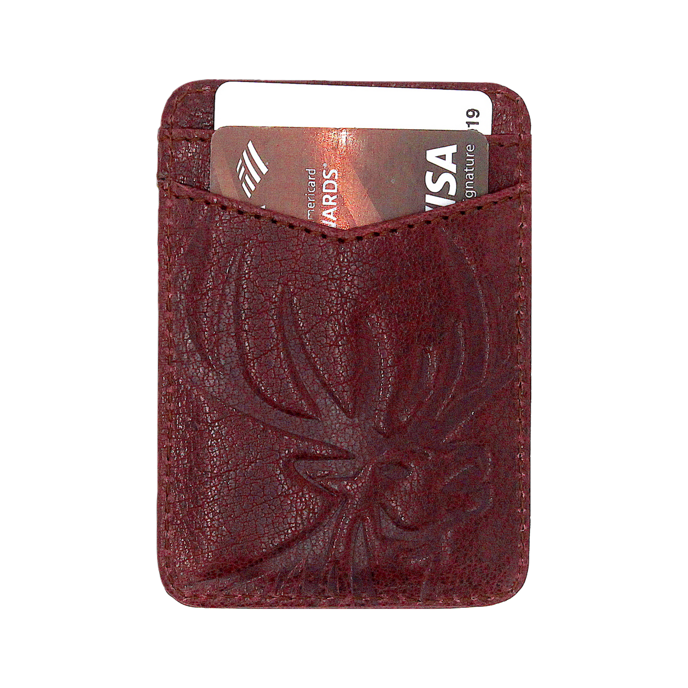 Providing a minimalist style, the Pursuit Front Pocket Elk Money Clip comes in premier full grain leather along with a beautiful bold hand-dyed color, topped with an elk debossed logo. A beautiful piece to have for the basics! Don't miss out! 2 Card Slots Strong Magnetic Closure Ultra Slim Minimalist & Modern Design Magnetic Clip Holds 10+ Bills Dimensions: 4"L x 2.8"H RFID Protection Color: Crimson